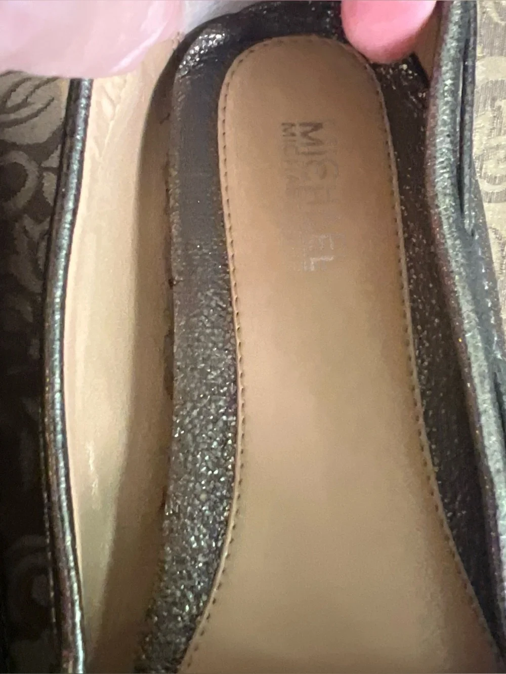 Michael Kors Daisy Designer Footwear Women Leather Driving Loafer Laces Size 8